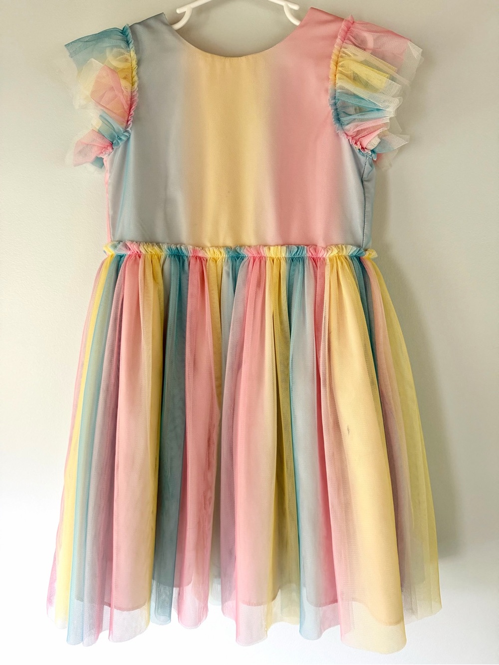 Pippa & Julie Girls Size 6 Pastel Tulle Dress